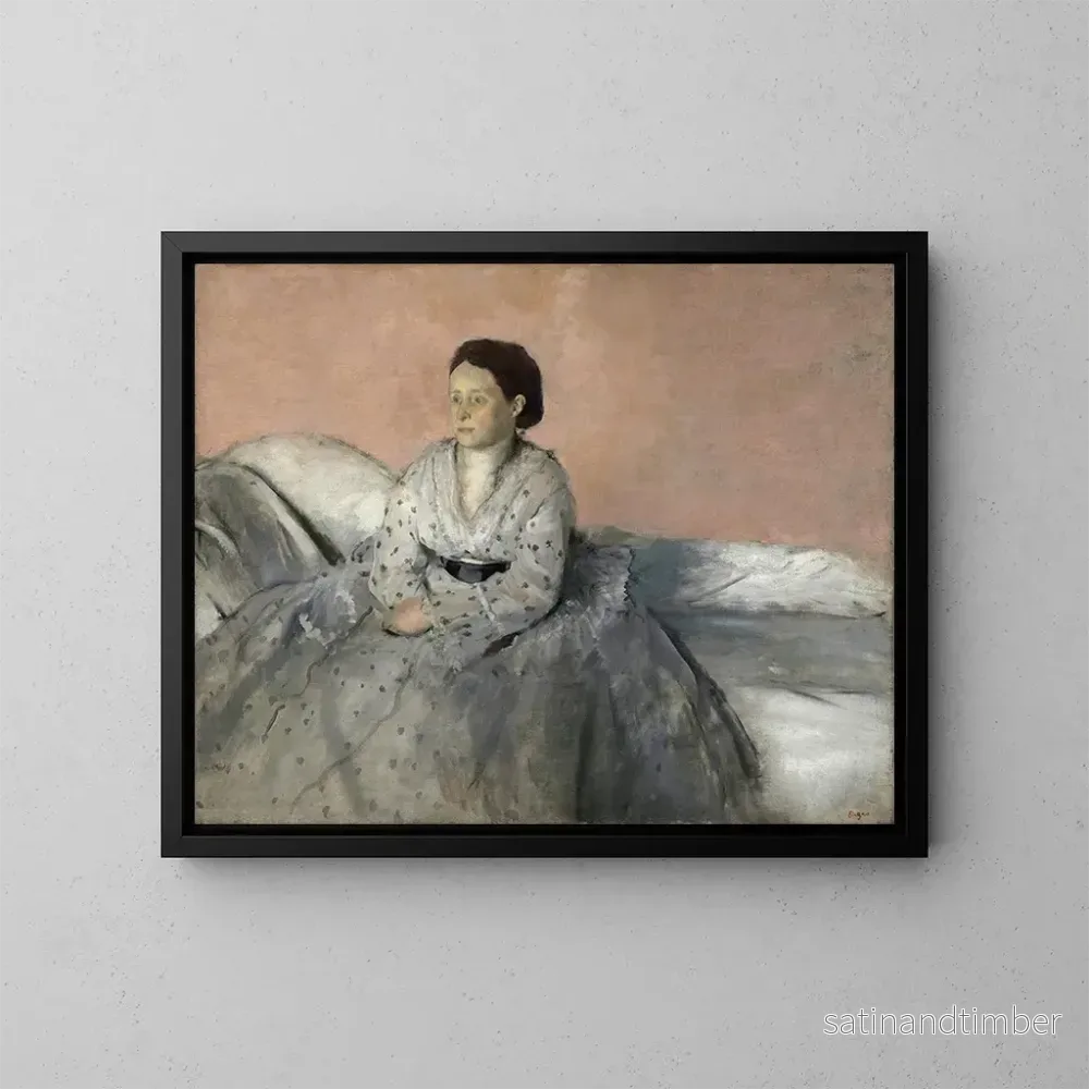 Reproduktion av målningen Madame Ren de Gas - Edgar Degas