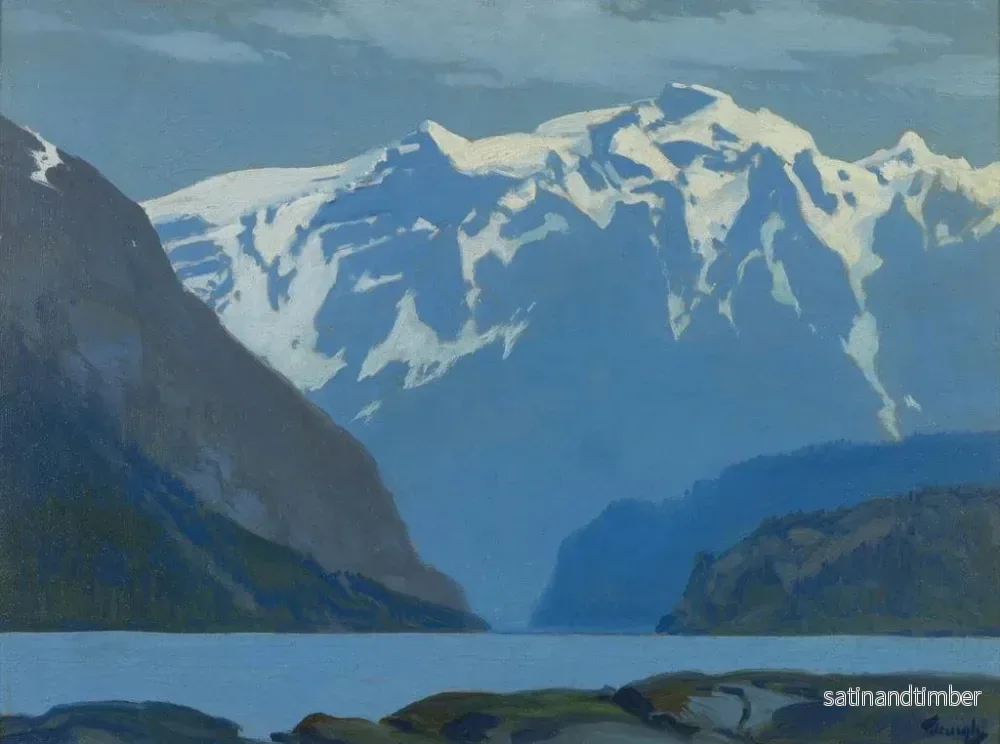 Reproduktion av målningen Son désolation du Nord-Ouest, Colombie-Britannique - Frederick Judd Waugh - Bild 2