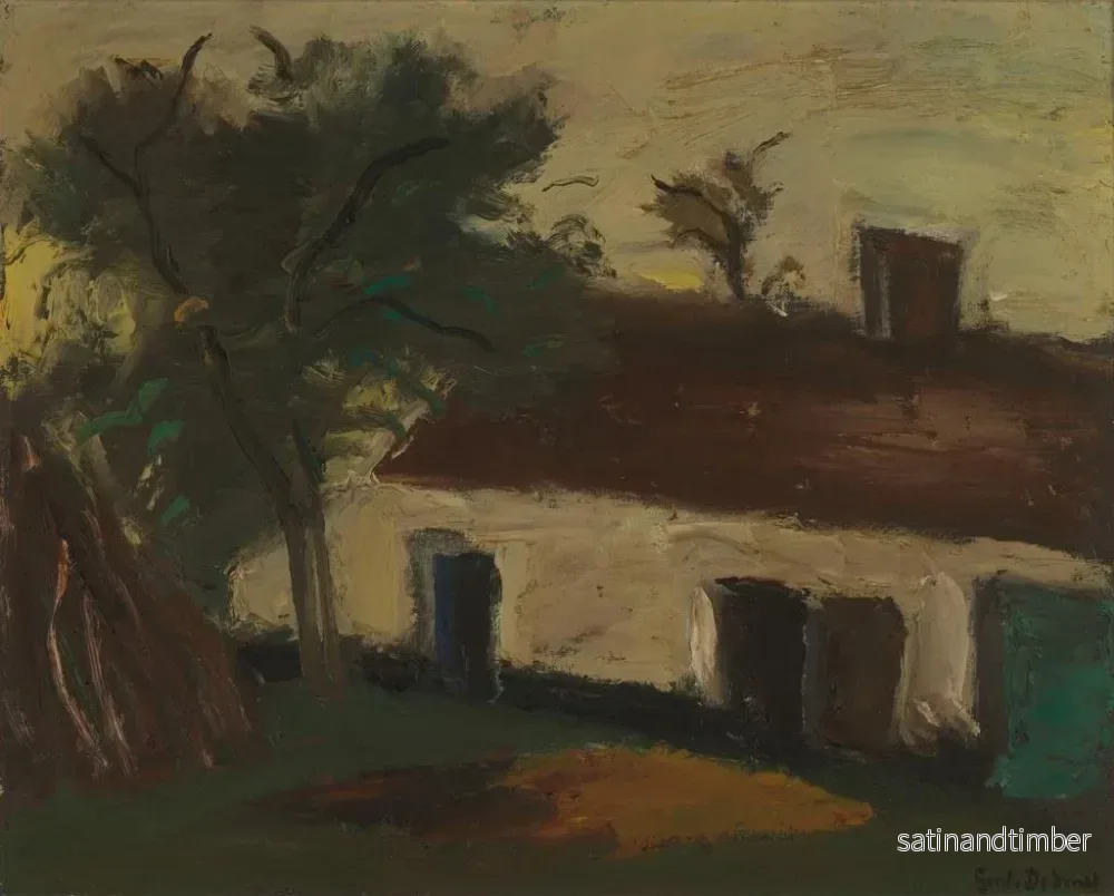 Reproduktion av målningen Stallet - Gustave De Smet - Bild 2
