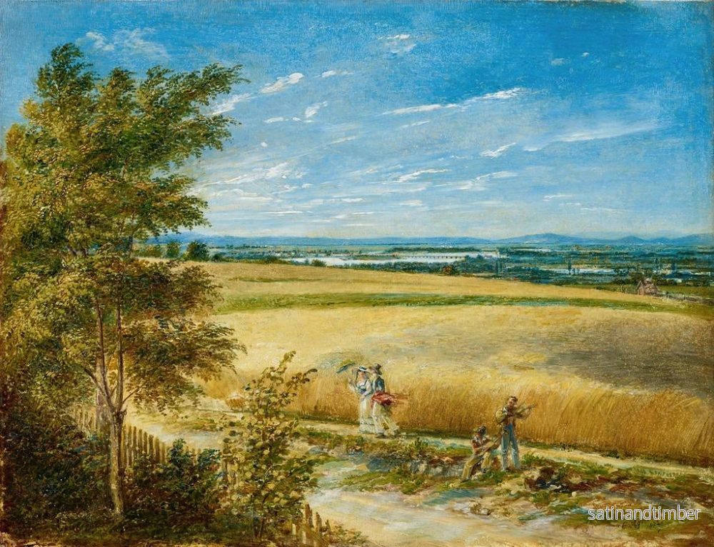 Reproduktion av målningen Le Danube med den gamla Reich-bron - Karl Joseph Aloys Agricola - Bild 2