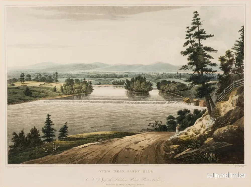 Reproduktion av målningen Vue près de Sandy Hill - William Guy Wall - Bild 2
