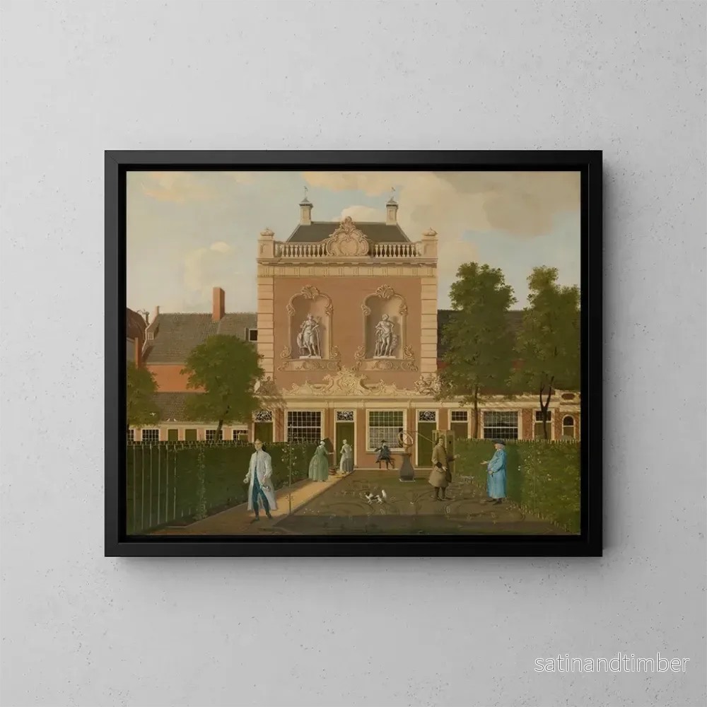 Reproduktion av målningen Le jardin et la remise de 524 Keizersgracht à Amsterdam – Hendrik Keun Reproduktion av målningen Le jardin et la remise de 524 Keizersgracht à Amsterdam – Hendrik Keun