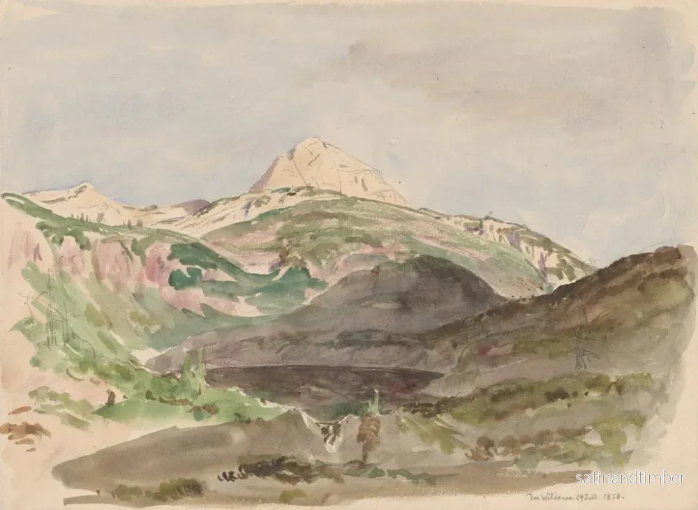 Reproduktion av målningen Vue du Wildesee - Jan Nowopack - Bild 2