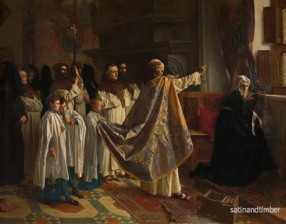 Reproduktion av målningen Exorcisme de Jeanne de Castille - Willem Geets - Bild 2