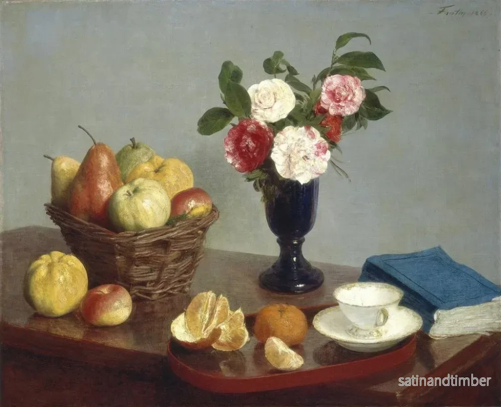 Reproduktion av målningen Naturtavla - Henri Fantin-Latour - Bild 2