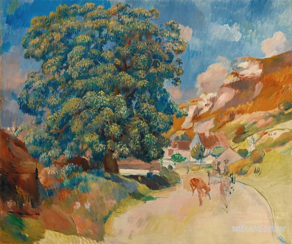 Reproduktion av målningen Le Grand Arbre au Bord de la Route - Pierre-Auguste Renoir - Bild 2
