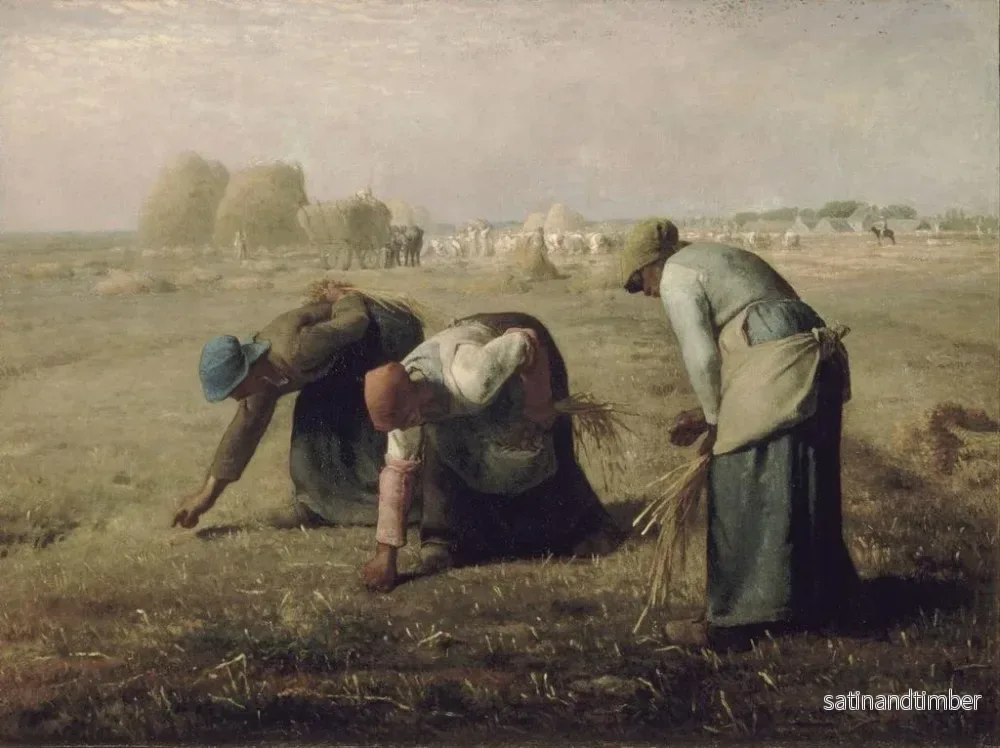 Reproduktion av målningen Les Glaneuses - Jean-François Millet - Bild 2