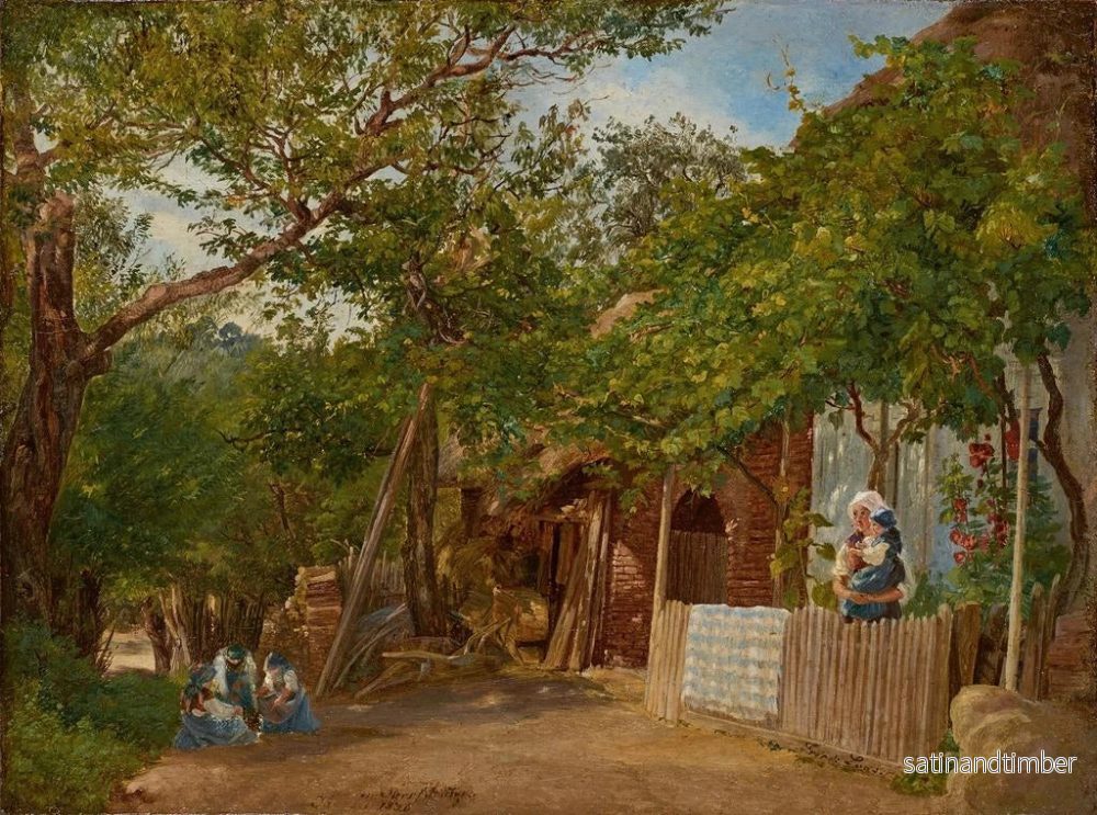 Reproduktion av målningen Motif d'Oberschtzen - Friedrich Loos - Bild 2