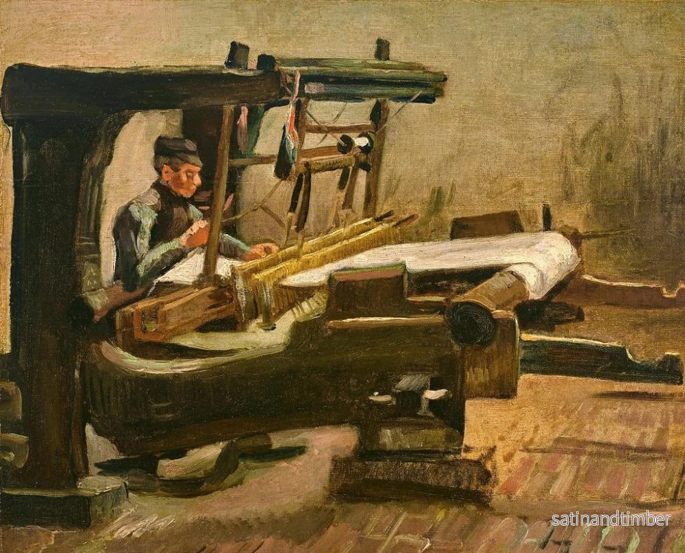 Reproduktion av målningen Tisserand vänd mot höger - Vincent van Gogh - Bild 2