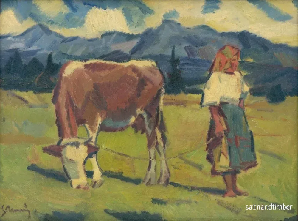 Reproduktion av målningen Repos sous les arbres - Gustav Mahler - Bild 2