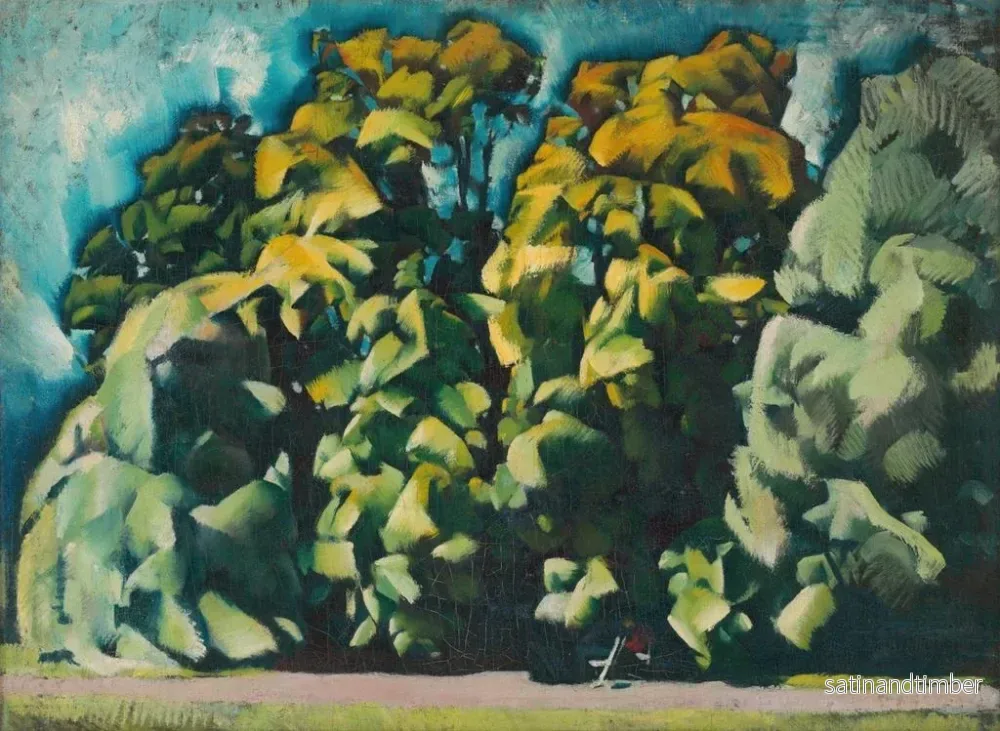 Reproduktion av målningen Parc - Vilmos Aba-Novák - Bild 2
