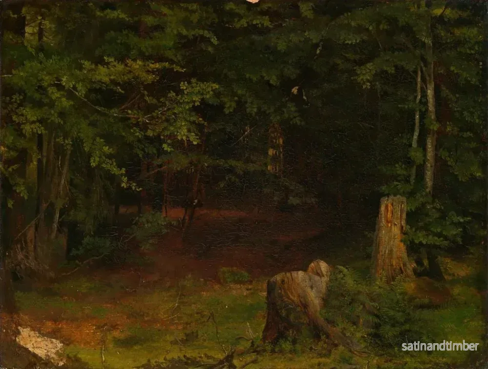 Reproduktion av målningen inomhus av skogen - Hans Thoma - Bild 2