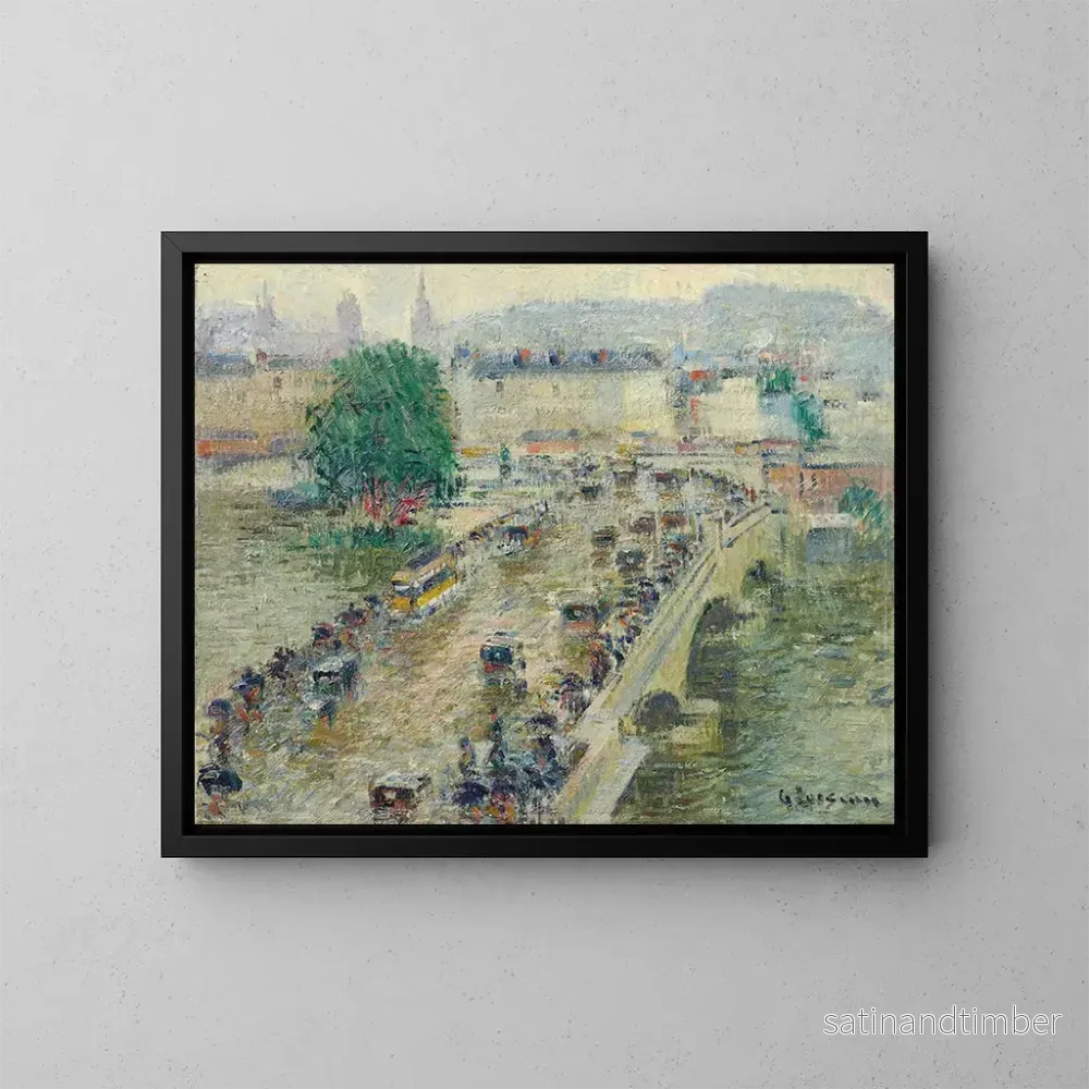 Reproduktion av målningen Le pont Corneille à Rouen - Gustave Loiseau