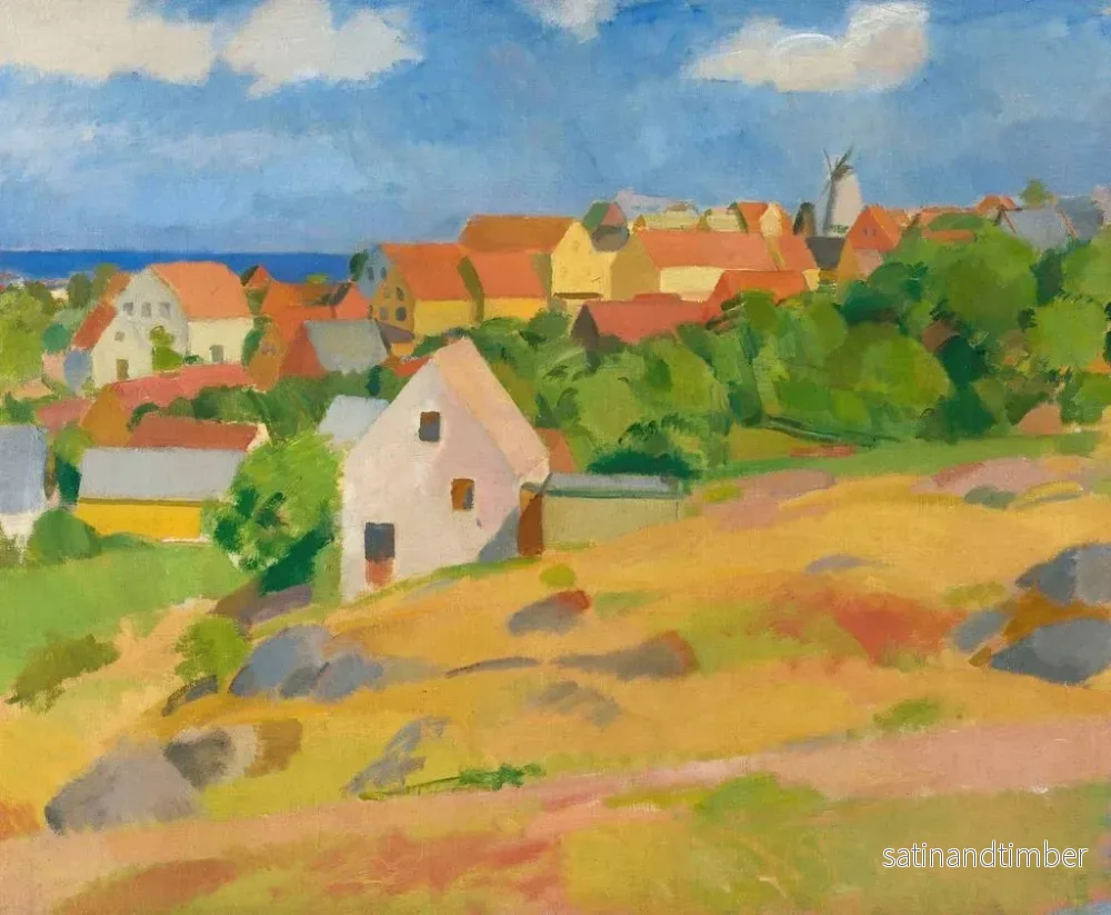 Reproduktion av målningen Vue sur Gudhjem - Karl Isakson - Bild 2