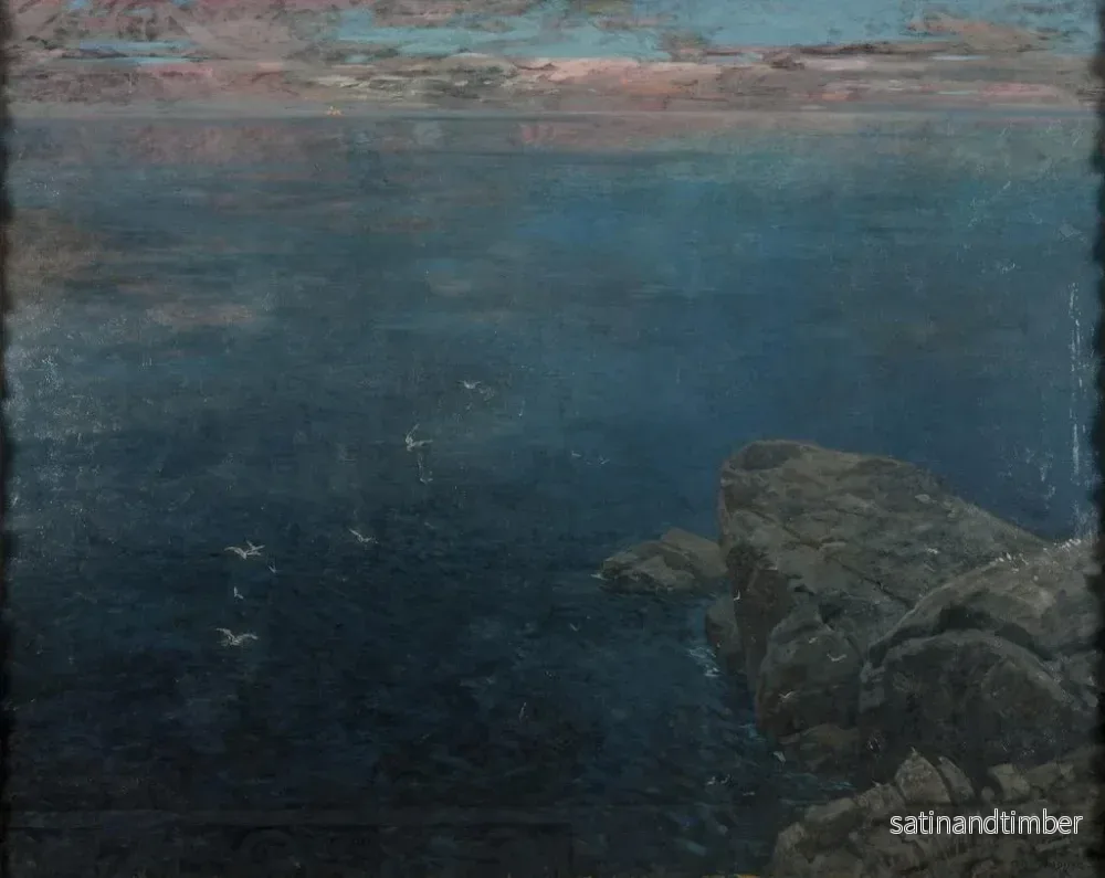 Reproduktion av målningen Les îles extérieures - Otto Sinding - Bild 2