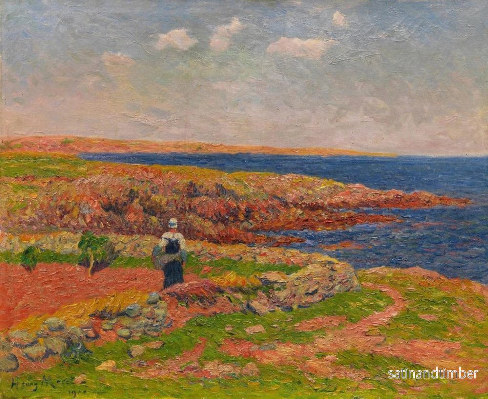 Reproduktion av målningen La Baie de Merrien - Henry Moret - Bild 2