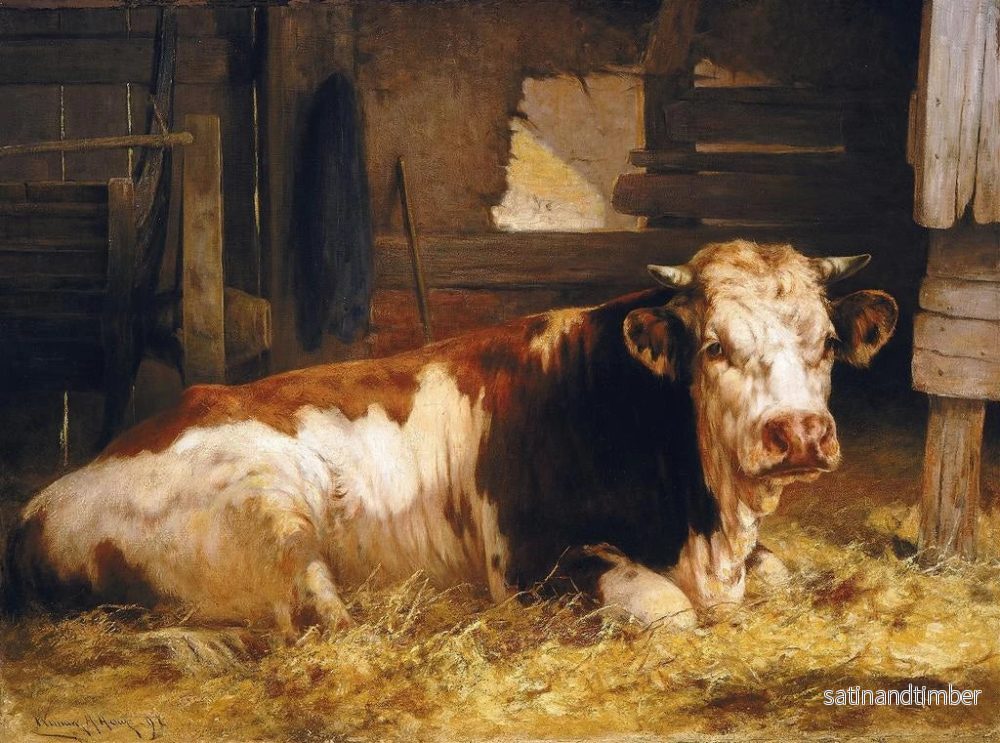 Reproduktion av målningen Monark av gården - William Henry Howe - Bild 2