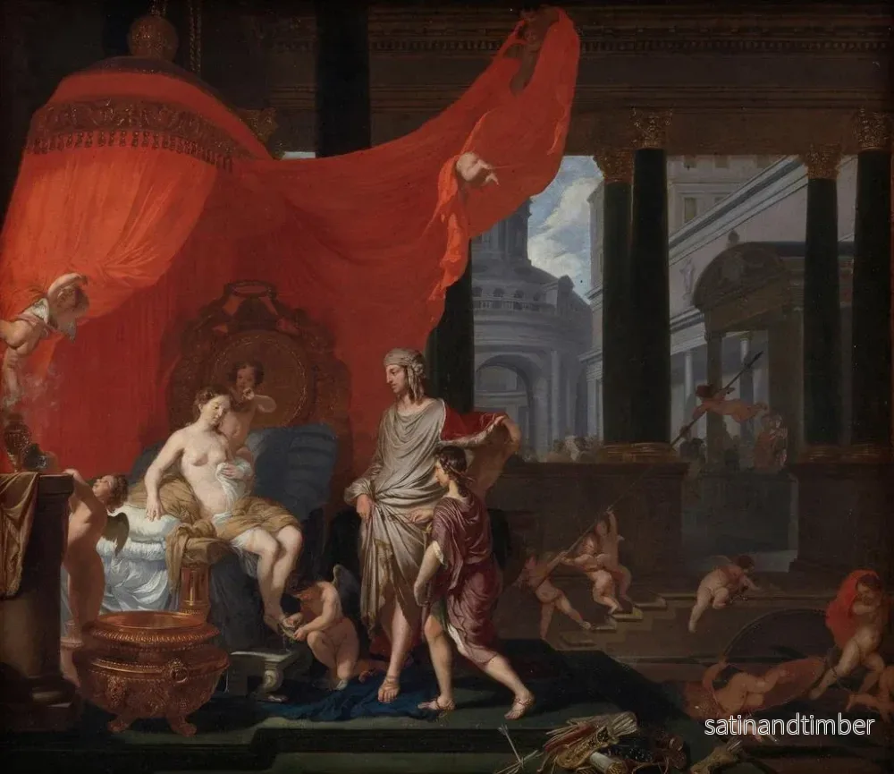 Reproduktion av målningen Le mariage d'Alexandre et de Roxane - Gerard de Lairesse - Bild 2