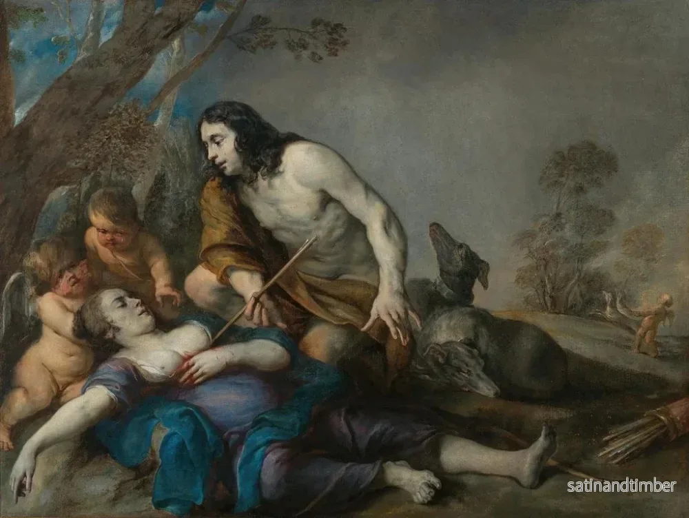 Reproduktion av målningen Céphale och Procris - Jan Cossiers - Bild 2