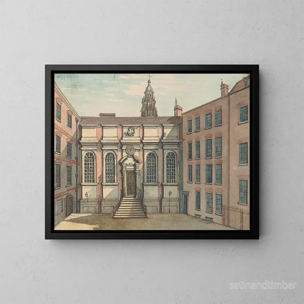 Reproduktion av målningen L'auberge de Clements - Samuel Ireland