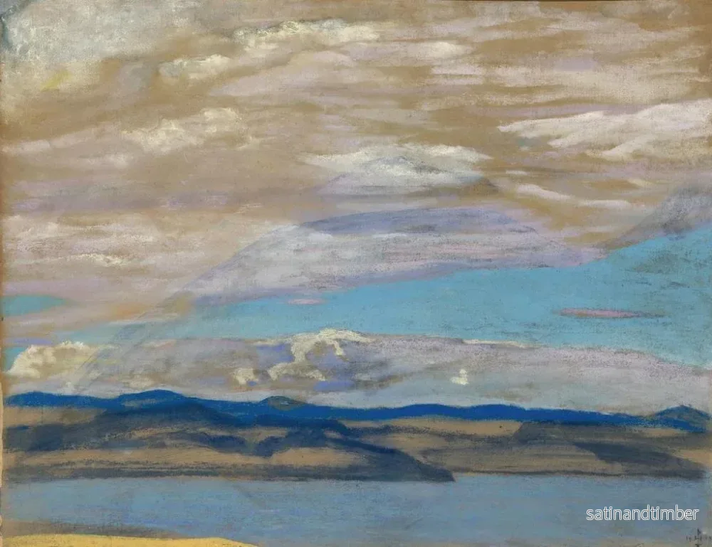 Reproduktion av målningen Öar - Nicholas Roerich - Bild 2