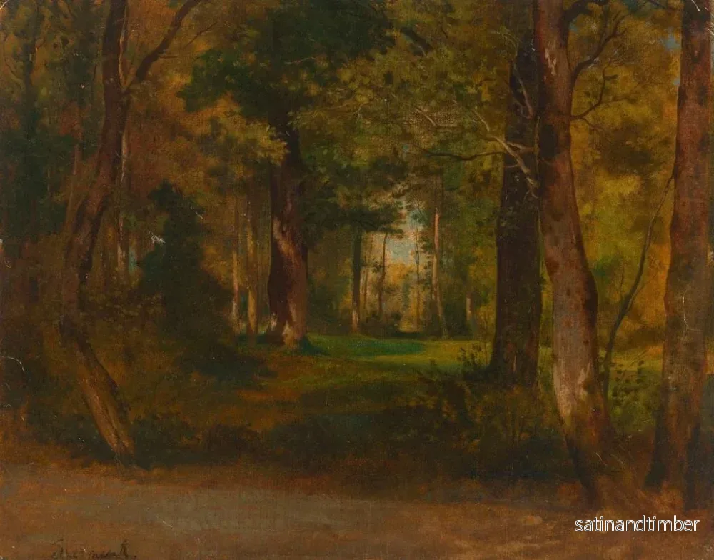 Reproduktion av målningen Skog - Józef Szermentowski - Bild 2