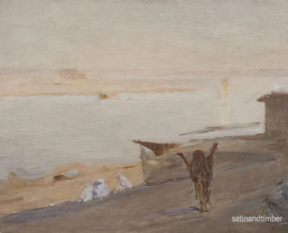Reproduktion av målningen Gange, du voyage en Inde - Jan Cybis - Bild 2