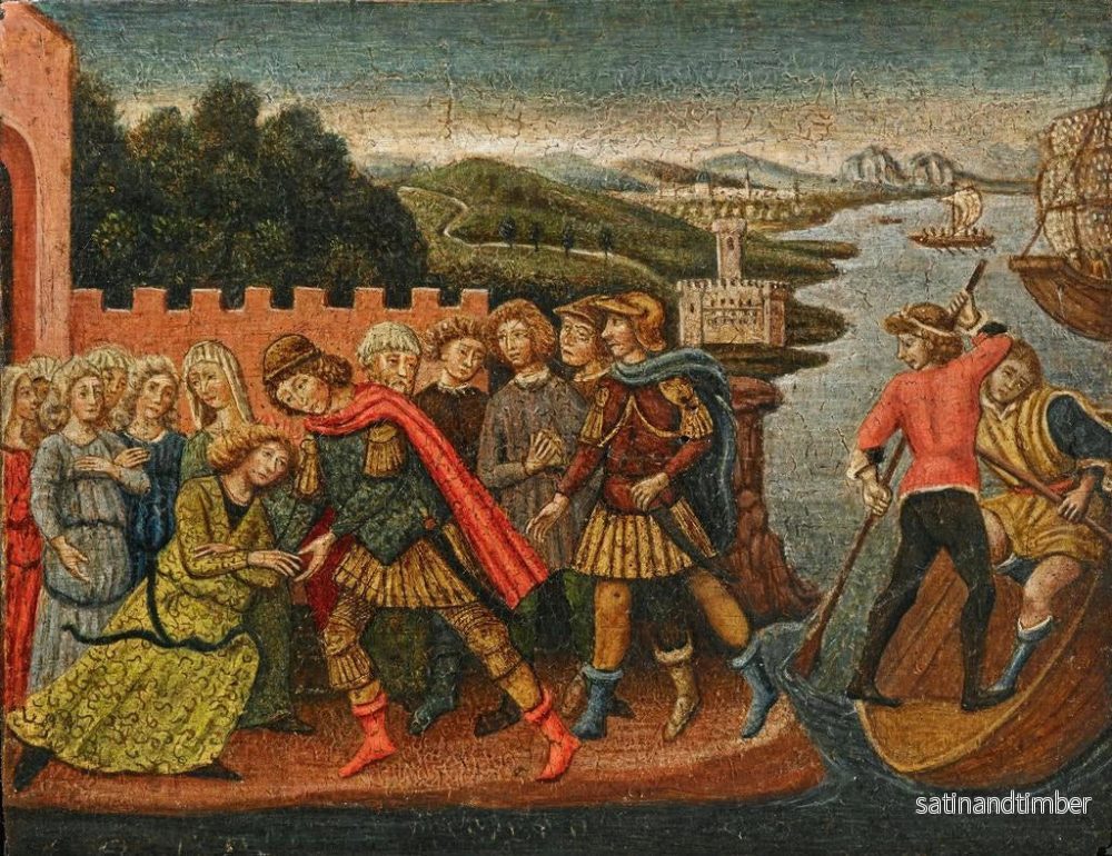 Reproduktion av målningen Le Retour d'Ulysse - Guidoccio Cozzarelli - Bild 2