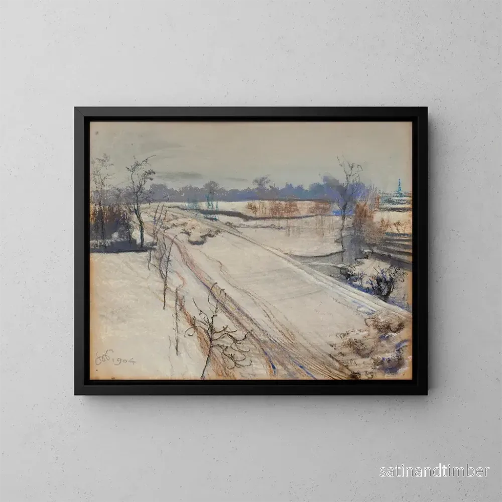 Reproduktion av målningen Vy från fönstret över Kościuszko-berget i Kraków - Stanisław Wyspiański