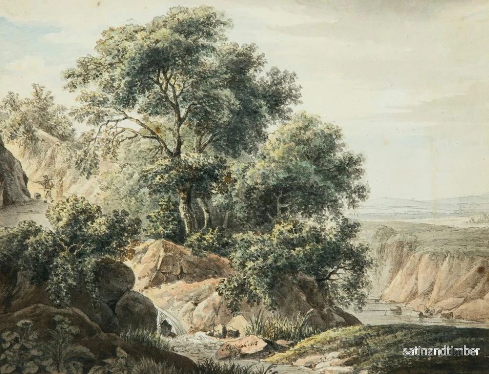 Reproduktion av målningen Landskap Italien - Johann Schilbach - Bild 2