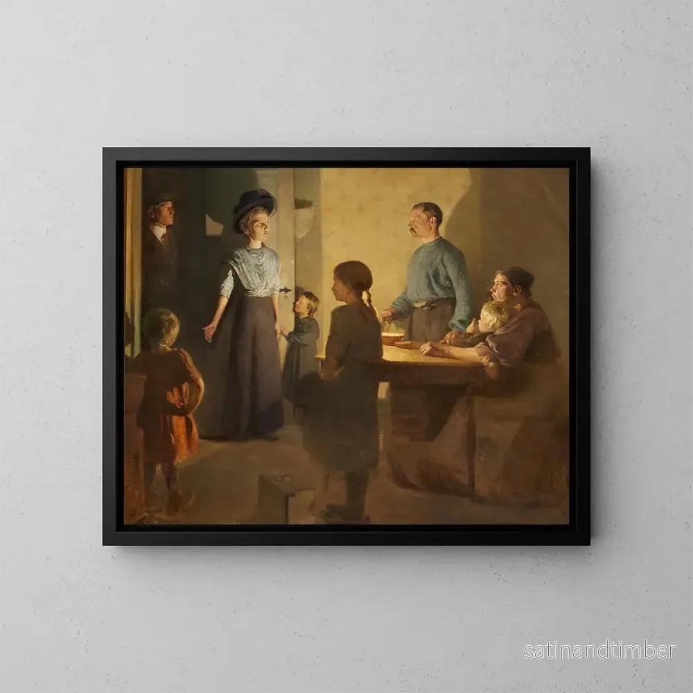 Reproduktion av målningen Le venin présenté - Carl Vilhelm Meyer