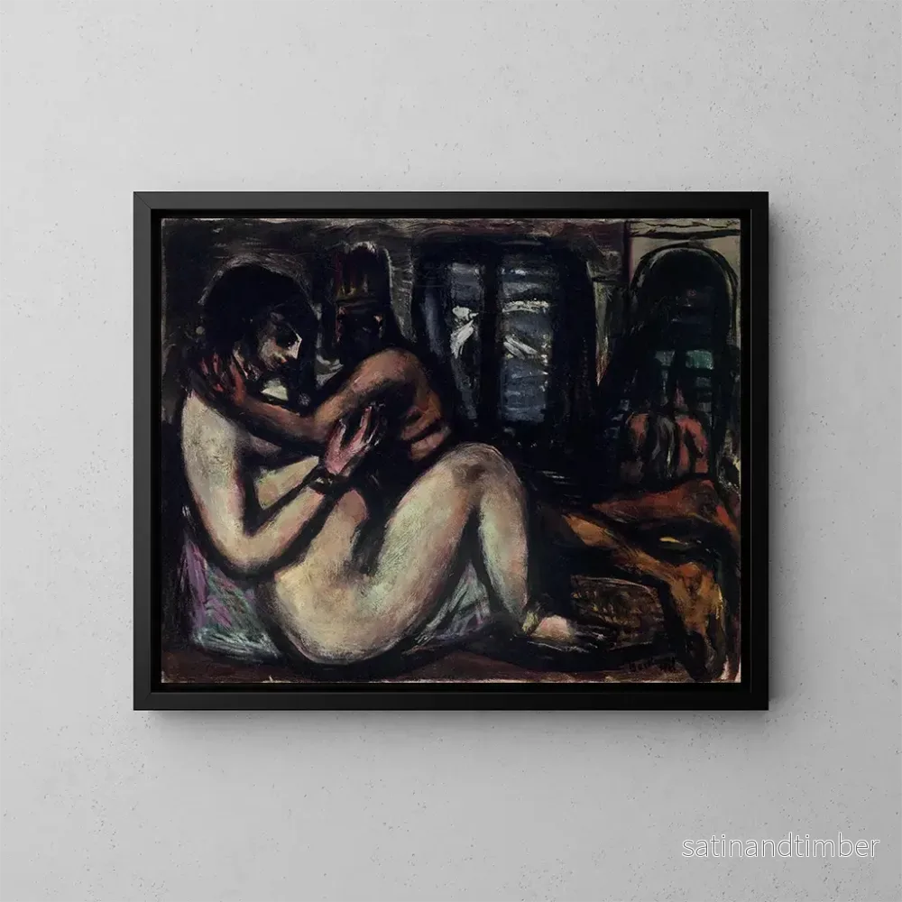 Reproduktion av målningen Léda - Max Beckmann