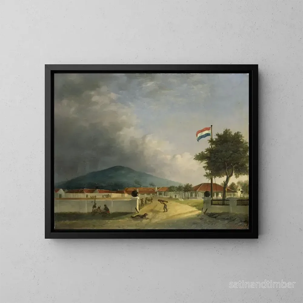 Reproduktion av målningen La sucrerie de Kedawong près de Pasuruan, Java - H. Th. Hesselaar