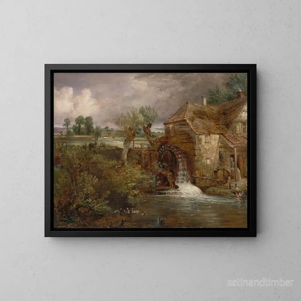Reproduktion av målningen Parham Mill i Gillingham - John Constable