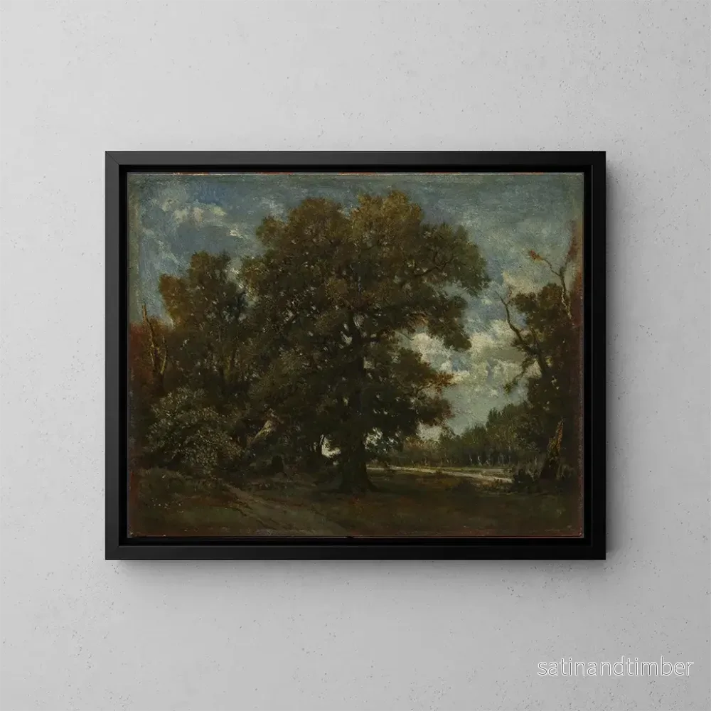 Reproduktion av målningen Le Chêne - Théodore Rousseau