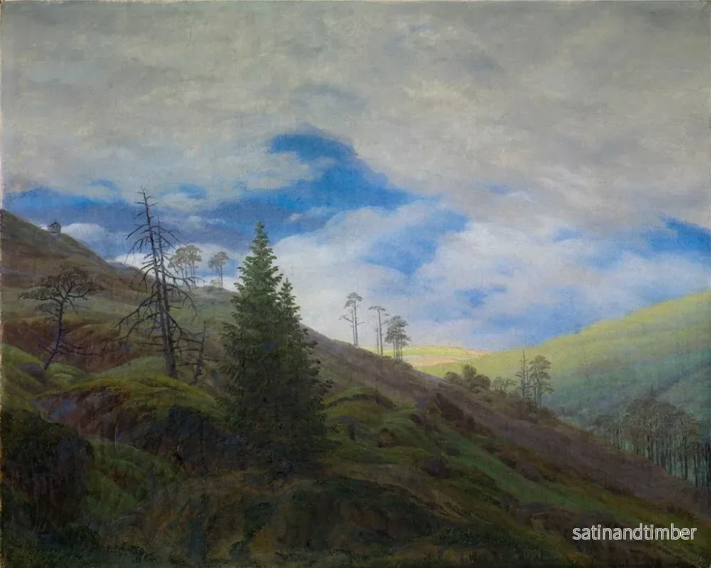 Reproduktion av målningen Solstråle i Riesengebirge - Caspar David Friedrich - Bild 2