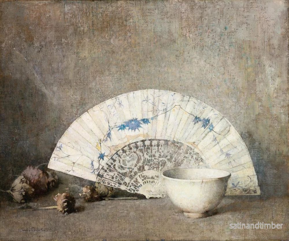 Reproduktion av målningen L'Éventail - Emil Carlsen - Bild 2