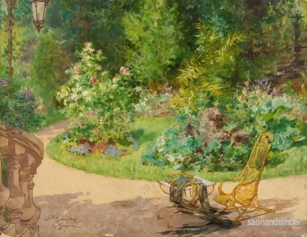 Reproduktion av målningen Le jardin de l'avenue d'Eylau - Georges Jeannin - Bild 2