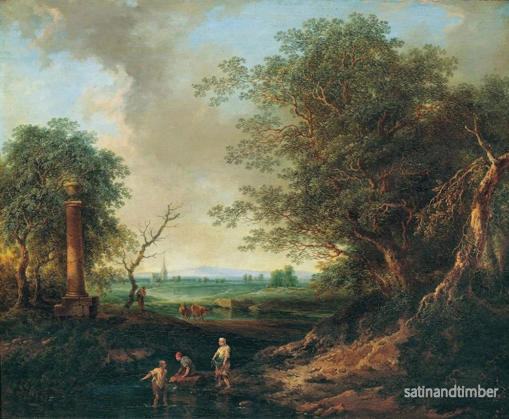 Reproduktion av målningen Landskap med Sule - Christian Hilfgott Brand - Bild 2