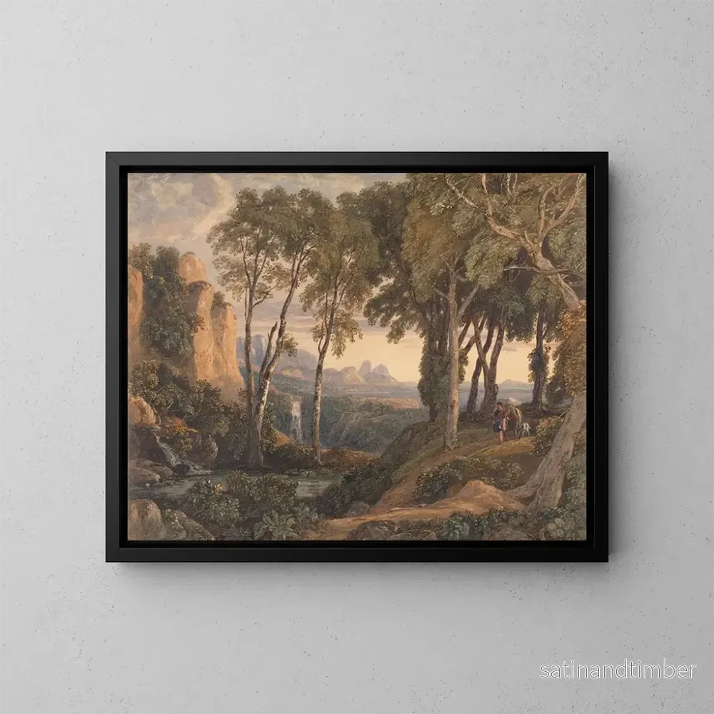 Reproduktion av målningen Scène classique - Francis Oliver Finch