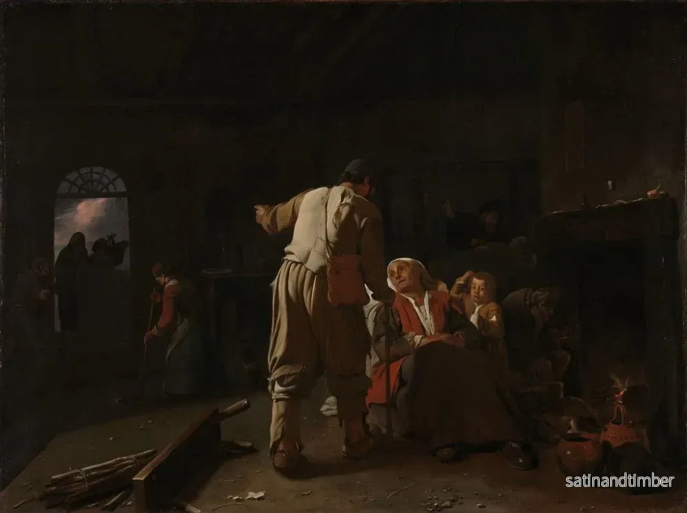 Reproduktion av målningen Besök hos sjuka - Michael Sweerts - Bild 2