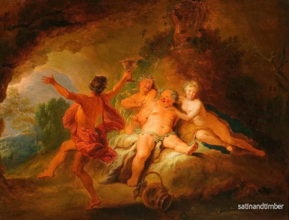 Reproduktion av målningen Bacchanales - Nicolas Bertin - Bild 2