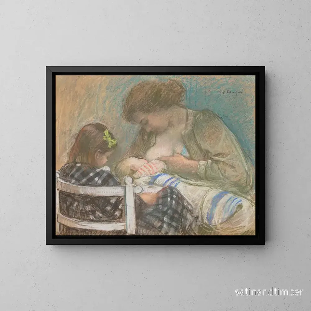 Reproduktion av målningen Maternité - Henri Lebasque