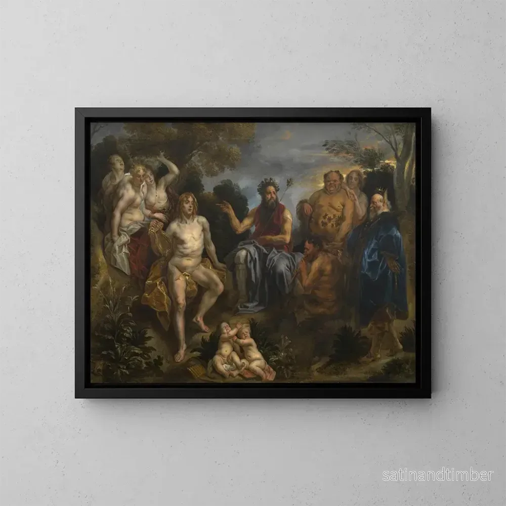Reproduktion av målningen Le Jugement de Midas – Jacob Jordaens skola Reproduktion av målningen Le Jugement de Midas – Jacob Jordaens skola