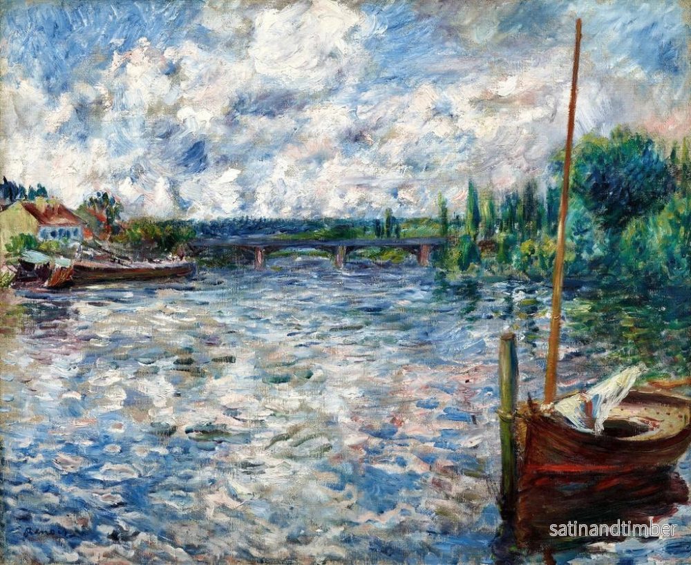 Reproduktion av målningen La Seine à Chatou - Pierre-Auguste Renoir - Bild 2