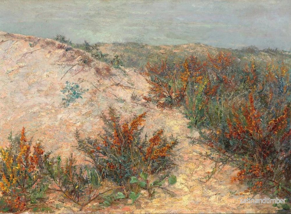 Reproduktion av målningen Dune med havstam på Knokke - Emilie Mediz-Pelikan - Bild 2