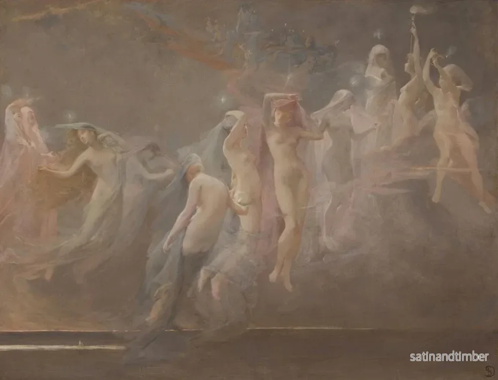 Reproduktion av målningen Les Étoiles du Matin - Sarah Paxton Ball Dodson - Bild 2