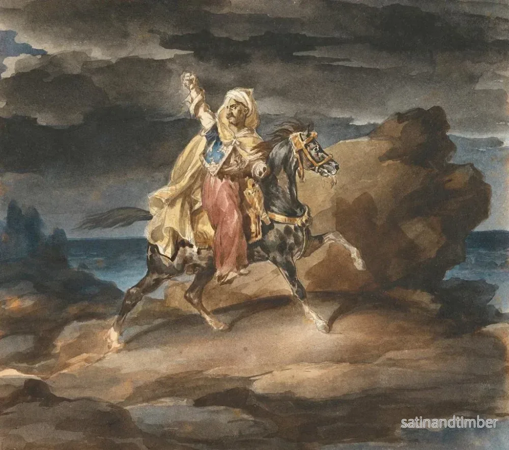 Reproduktion av målningen Le Giaour - Théodore Géricault - Bild 2