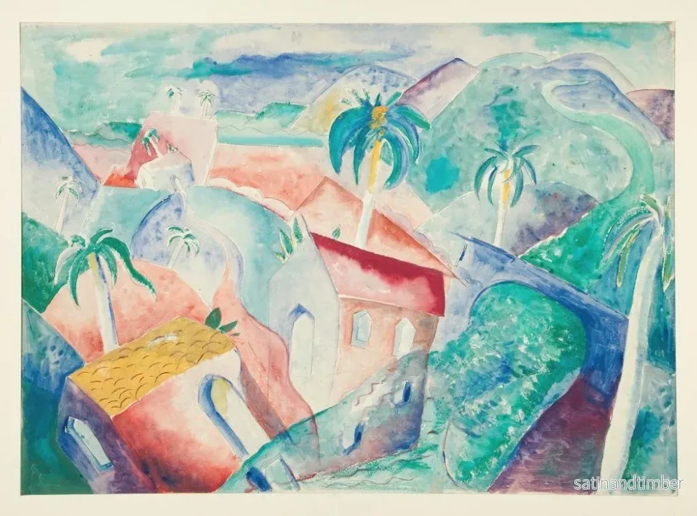 Reproduktion av målningen Landskap kubanska - Paul Gauguin - Bild 2