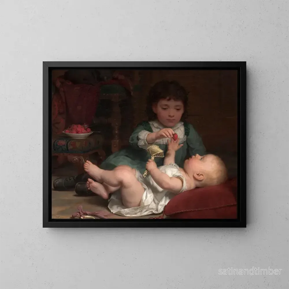 Reproduktion av målningen Tentation - Seymour Joseph Guy